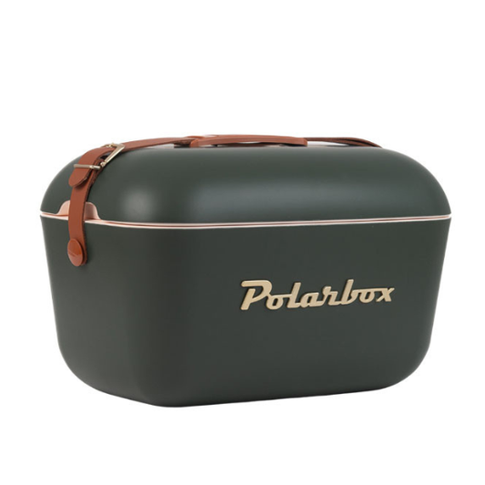 Polarbox 20 Lt Green Forest - Glacette Vintage - Portavivande termico picnic