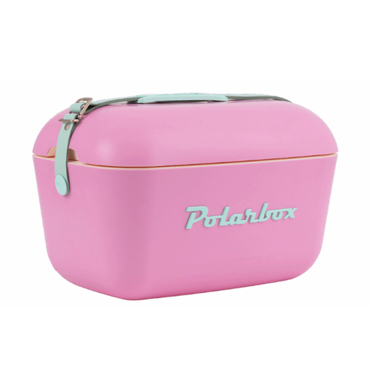 Polarbox 20 lt. Rosa barbie Azzurro - Glacette vintage - Portavivande termico picnic