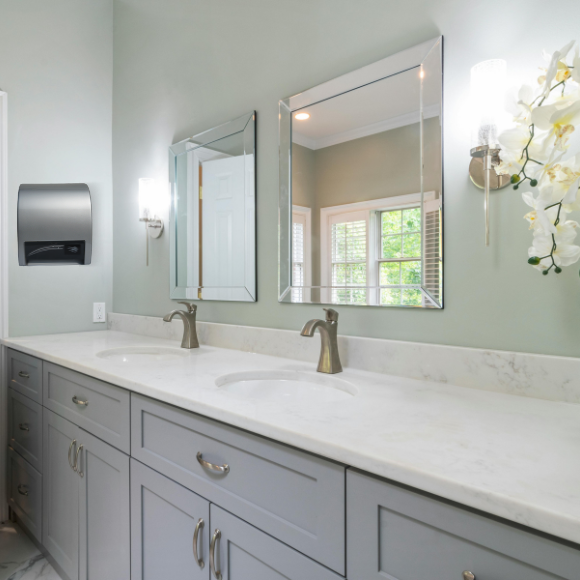 Dispenser elettronico automatico - Cover Silver - Dispenser carta asciugamani