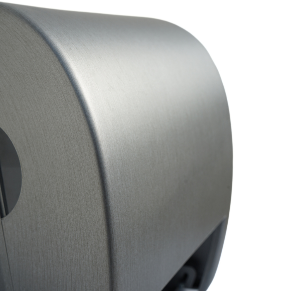 Dispenser elettronico automatico - Cover in alluminio satinato - Dispenser carta asciugamani