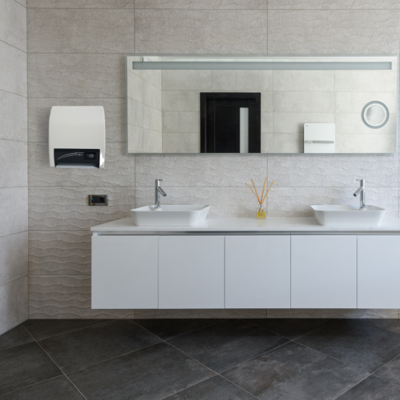 Dispenser elettronico automatico - Cover Bianco - Dispenser Carta asciugamani